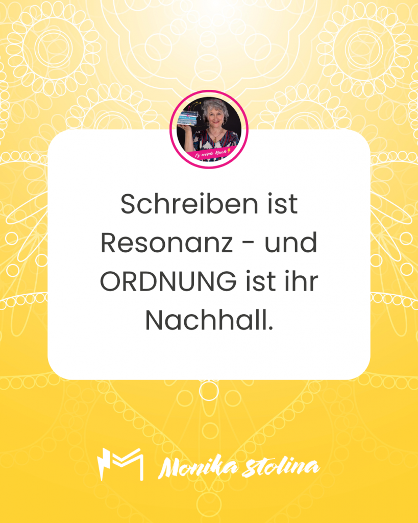 Schreiben ist Resonanz