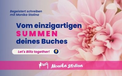 Vom einzigartigen SUMMEN deines Buches