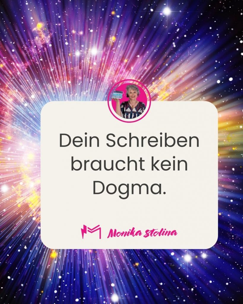 Schreiben braucht kein Dogma